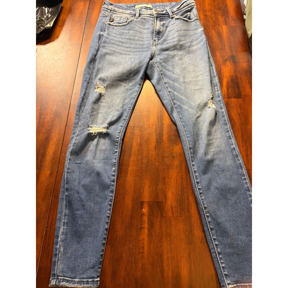 KanCan Maurices Womens Skinny Jeans Distressed Medium Wash Size 27 119008